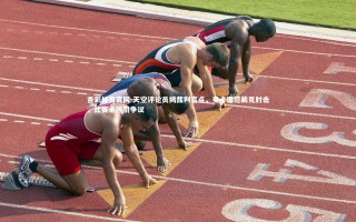 杏彩体育官网-天空评论员揭裁判盲点，麦卡遭范戴克肘击，比赛未停引争议